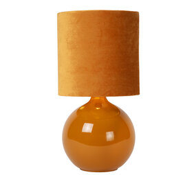 Lucide ESTERAD - Tafellamp - Ø 24 cm - 1xE14 - Okergeel Lucide ESTERAD - Tafellamp - Ø 24 cm - 1xE14 - Okergeel