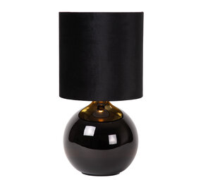 Lucide ESTERAD - Tafellamp - Ø 24 cm - 1xE14 - Zwart Lucide ESTERAD - Tafellamp - Ø 24 cm - 1xE14 - Zwart