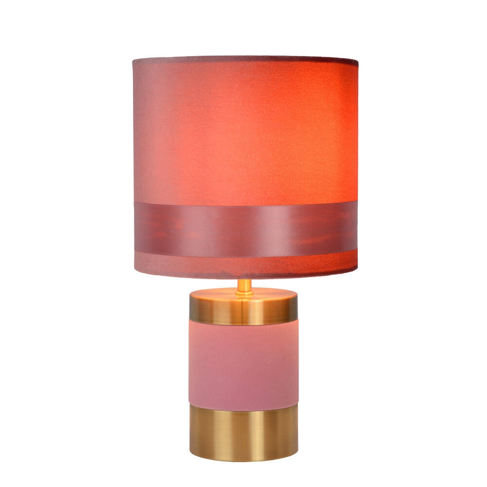 Lucide EXTRAVAGANZA FRIZZLE - Tafellamp - Ø 18 cm - 1xE14 - Roze