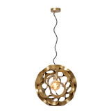 Lucide HANNELORE - Hanglamp - Ø 40 cm - 1xE27 - Mat Goud / Messing Lucide HANNELORE - Hanglamp - Ø 40 cm - 1xE27 - Mat Goud / Messing