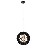 Lucide HANNELORE - Hanglamp - Ø 30 cm - 1xE27 - Zwart Lucide HANNELORE - Hanglamp - Ø 30 cm - 1xE27 - Zwart