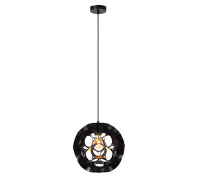 Lucide HANNELORE - Hanglamp - Ø 30 cm - 1xE27 - Zwart