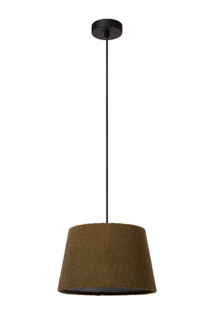Lucide WOOLLY - Hanglamp - Ø 28 cm - 1xE27 - Groen Lucide WOOLLY - Hanglamp - Ø 28 cm - 1xE27 - Groen