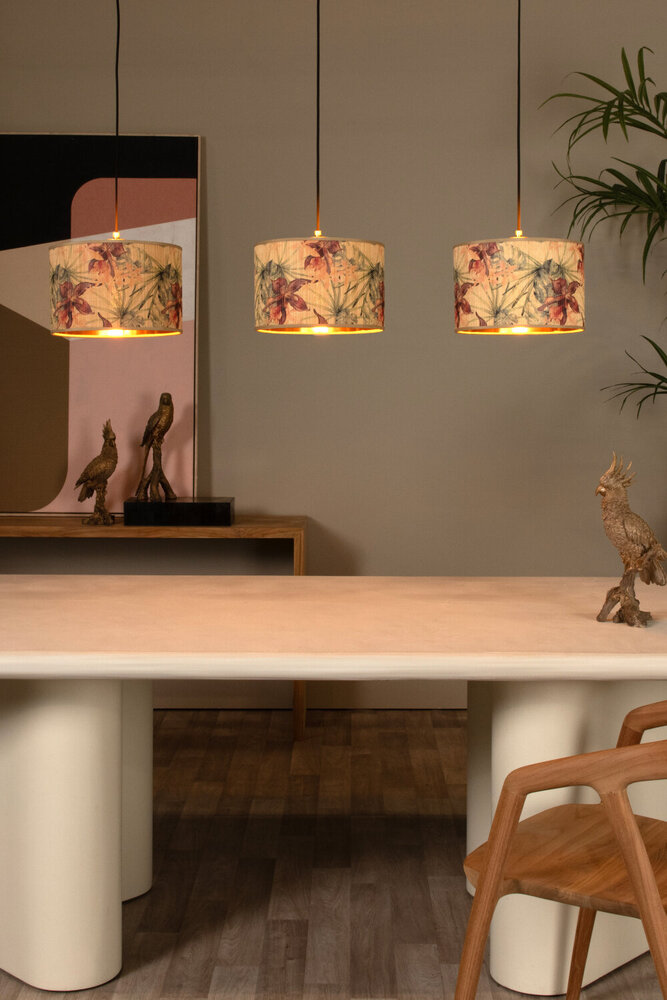 Lucide TANSELLE - Hanglamp - 3xE27 - Multicolor Lucide TANSELLE - Hanglamp - 3xE27 - Multicolor