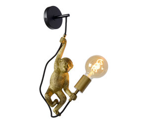 Lucide EXTRAVAGANZA CHIMP - Wandlamp - 1xE27 - Zwart Lucide EXTRAVAGANZA CHIMP - Wandlamp - 1xE27 - Zwart