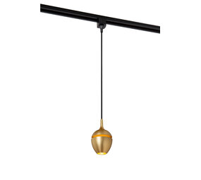 Lucide TRACK PRESTON Hanglamp - 1-fase Railsysteem / Railverlichting - 1xGU10 - Mat Goud / Messing (Uitbreiding) Lucide TRACK PRESTON Hanglamp - 1-fase Railsysteem / Railverlichting - 1xGU10 - Mat Goud / Messing (Uitbreiding)