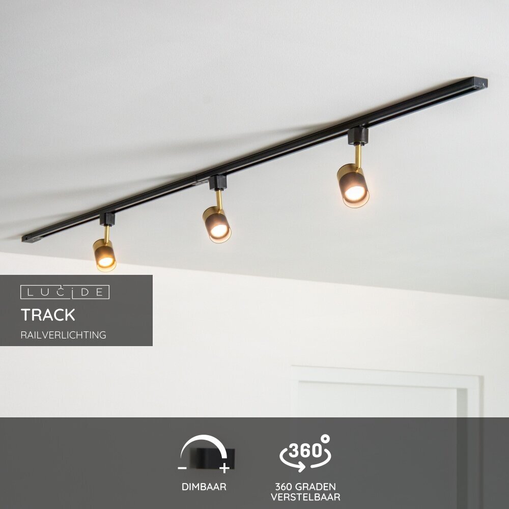 Lucide TRACK FLORIS Railspot - 1-fase Railsysteem / Railverlichting - 1xGU10 - Zwart (Uitbreiding) Lucide TRACK FLORIS Railspot - 1-fase Railsysteem / Railverlichting - 1xGU10 - Zwart (Uitbreiding)