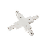 Lucide TRACK X-koppelstuk - 1-fase Railsysteem / Railverlichting - Wit (Uitbreiding)