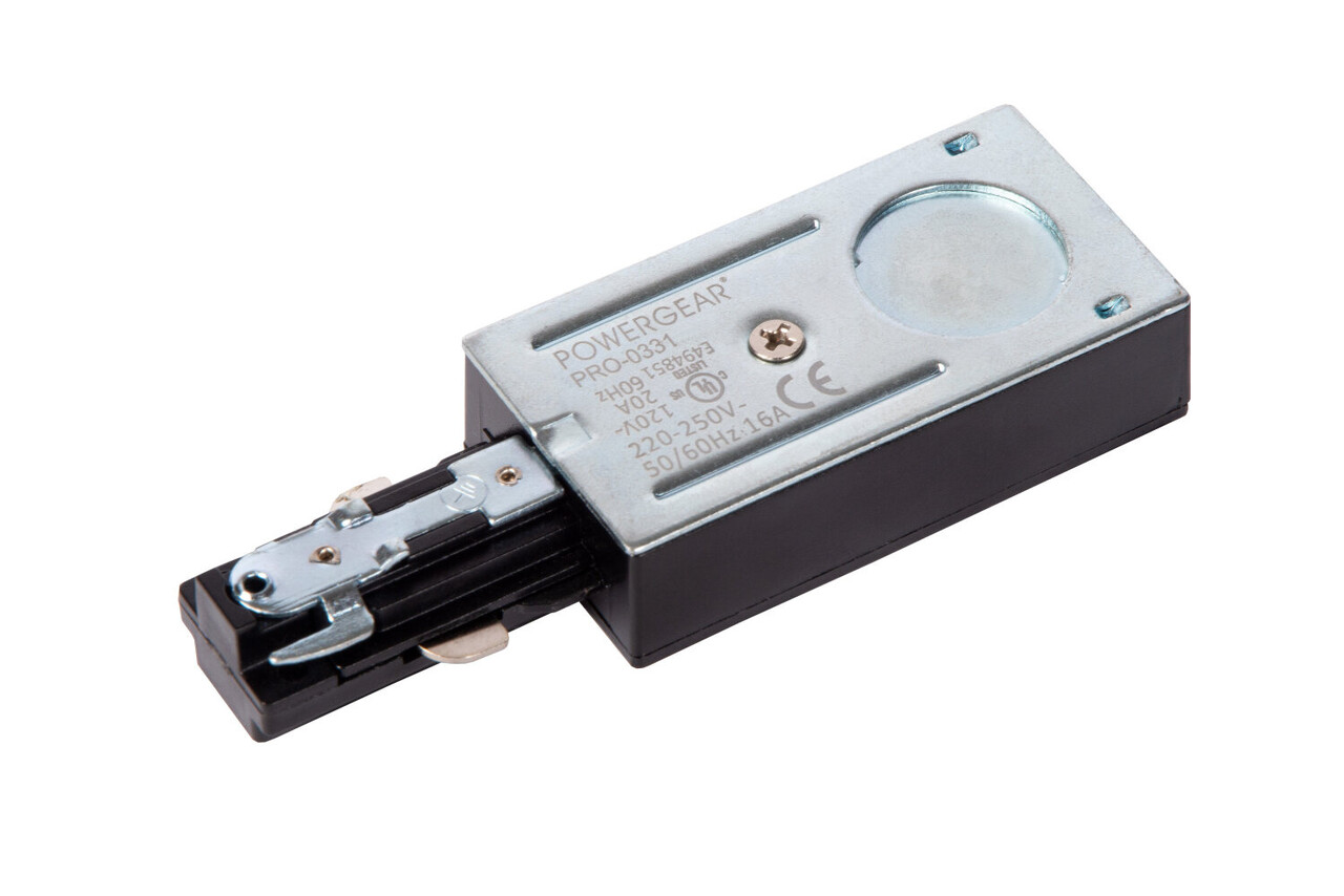 Lucide TRACK Startvoeding - 1-fase Railsysteem / Railverlichting - Enkel - Zwart (Uitbreiding) Lucide TRACK Startvoeding - 1-fase Railsysteem / Railverlichting - Enkel - Zwart (Uitbreiding)