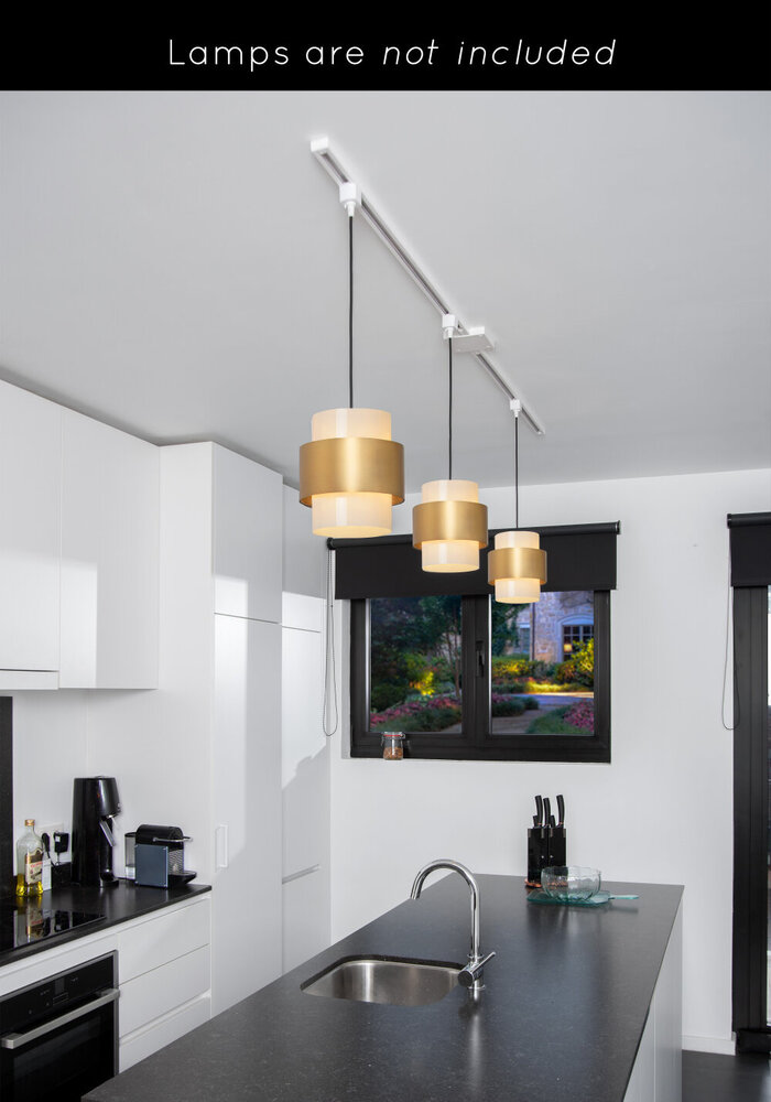 Lucide TRACK Starterset - 1-fase Railsysteem / Railverlichting - 2 meter - Wit Lucide TRACK Starterset - 1-fase Railsysteem / Railverlichting - 2 meter - Wit