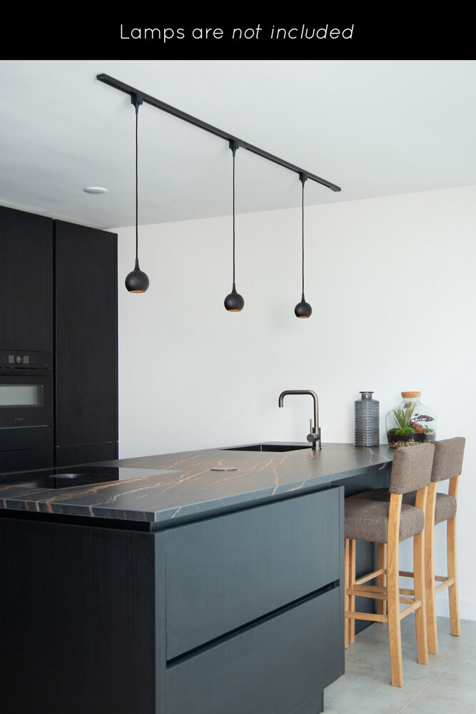 Lucide TRACK Starterset - 1-fase Railsysteem / Railverlichting - 2 meter - Zwart Lucide TRACK Starterset - 1-fase Railsysteem / Railverlichting - 2 meter - Zwart