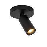 Lucide RITMO - Plafondspot - Ø 10 cm - 1xGU10 (MR11) - Zwart