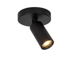 Lucide RITMO - Plafondspot - Ø 10 cm - 1xGU10 (MR11) - Zwart Lucide RITMO - Plafondspot - Ø 10 cm - 1xGU10 (MR11) - Zwart