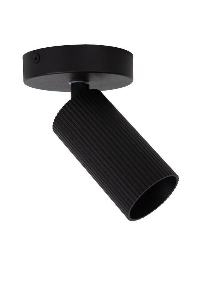 Lucide CLUBS - Plafondspot - 1xGU10 (MR16) - Zwart