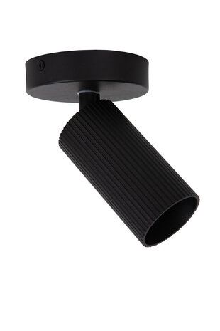 Lucide CLUBS - Plafondspot - 1xGU10 (MR16) - Zwart