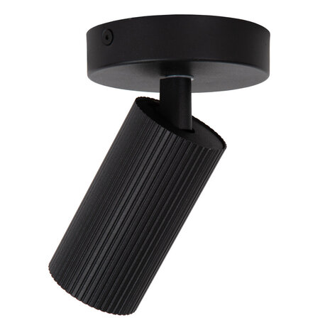 Lucide CLUBS - Plafondspot - 1xGU10 (MR16) - Zwart