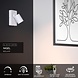 Lucide NIGEL - Bedlamp / Wandlamp - LED Dim to warm - CCT - GU10 - 1x5W 2200K/3000K - Met USB oplaadpunt - Wit