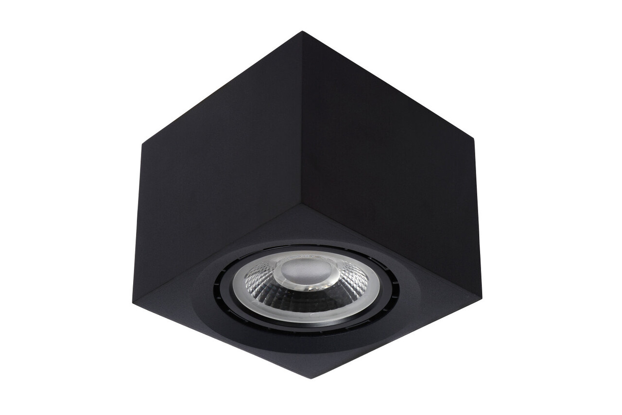 Lucide FEDLER - Plafondspot - LED Dim to warm - GU10 (ES111) - 1x12W 2200K/3000K - Zwart Lucide FEDLER - Plafondspot - LED Dim to warm - GU10 (ES111) - 1x12W 2200K/3000K - Zwart