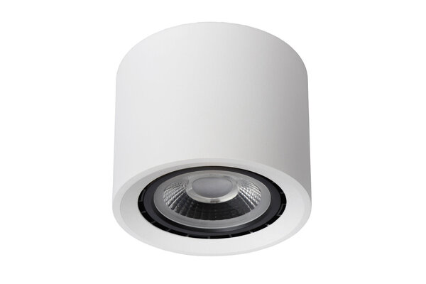 Lucide FEDLER - Plafondspot - Ø 12 cm - LED Dim to warm - GU10 (ES111) - 1x12W 2200K/3000K - Wit
