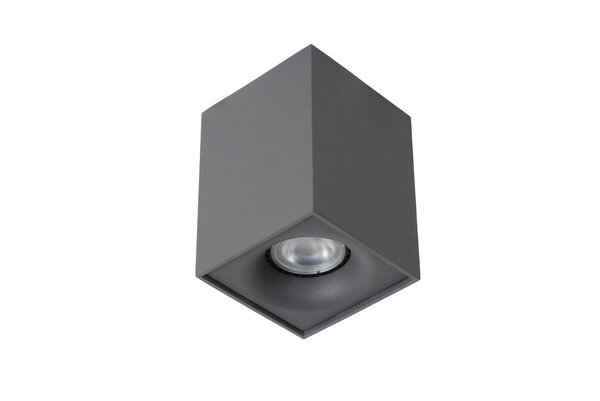 Lucide BENTOO-LED - Plafondspot - LED Dimb. - GU10 - 1x5W 3000K - Grijs Lucide BENTOO-LED - Plafondspot - LED Dimb. - GU10 - 1x5W 3000K - Grijs