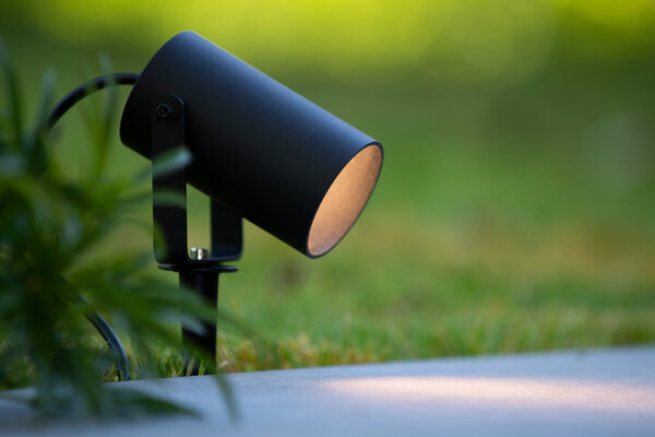 Lucide TAYLOR - Tuinspot - Ø 10 cm - 1xGU10 - IP65 - Zwart Lucide TAYLOR - Tuinspot - Ø 10 cm - 1xGU10 - IP65 - Zwart