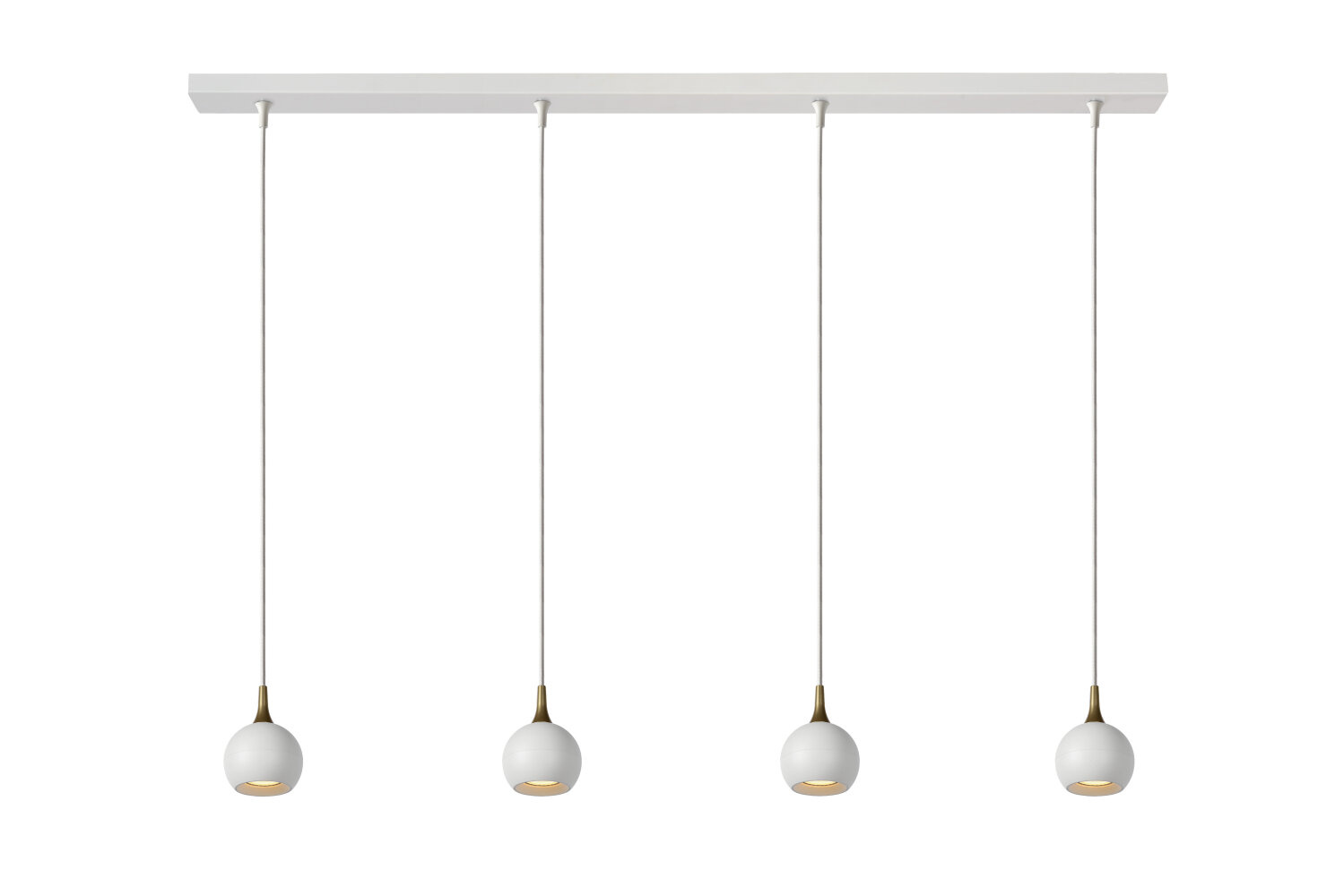 Lucide FAVORI - Hanglamp - 4xGU10 - Wit