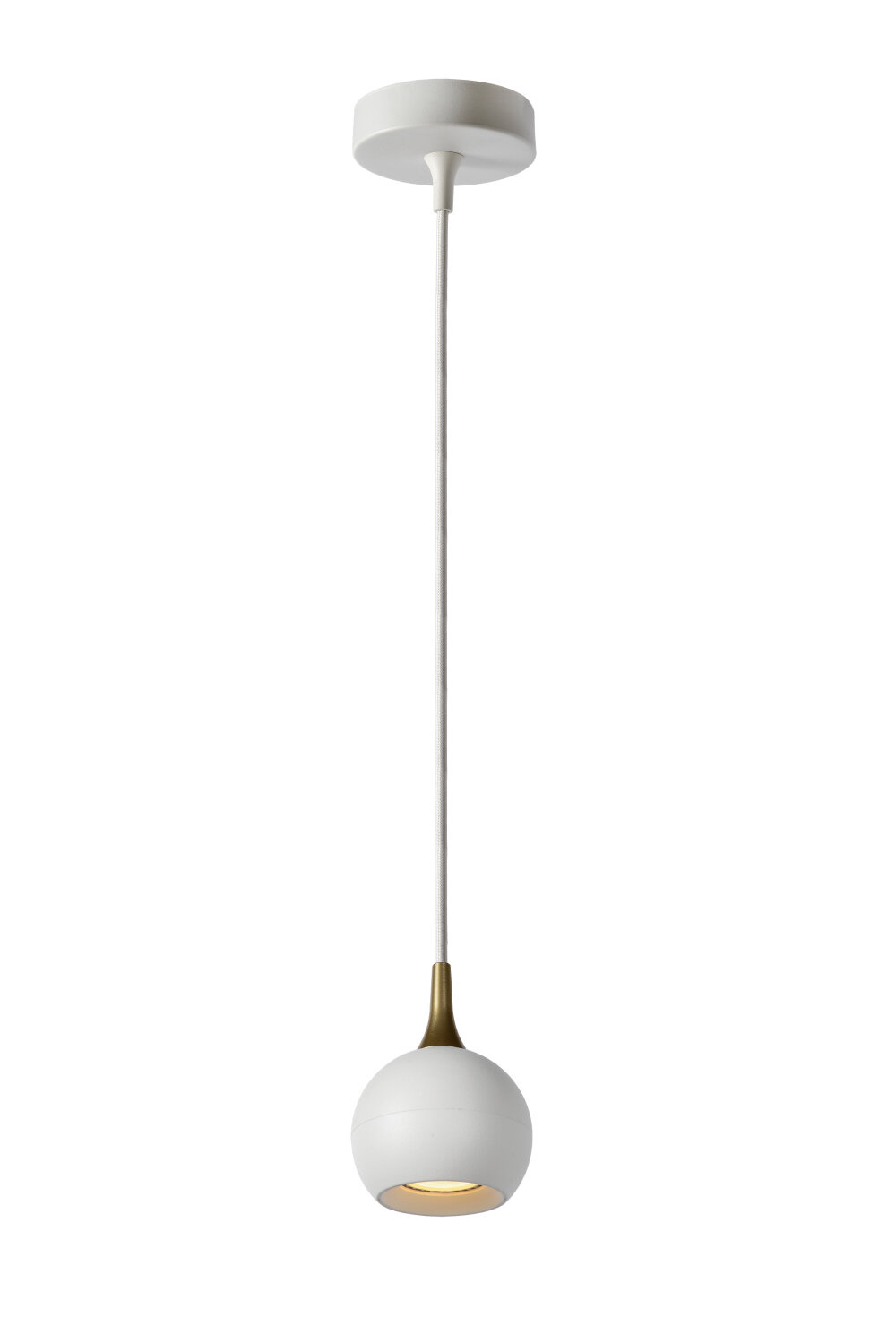 Lucide FAVORI - Hanglamp - Ø 9 cm - 1xGU10 - Wit