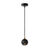 Lucide FAVORI - Hanglamp - Ø 9 cm - 1xGU10 - Zwart