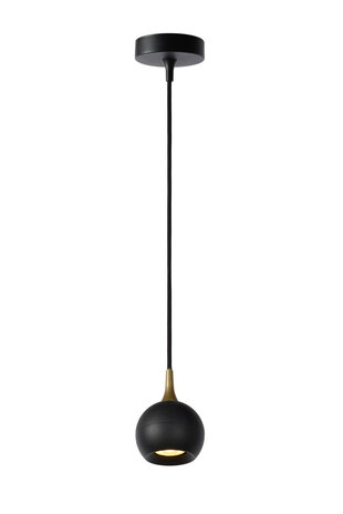 Lucide FAVORI - Hanglamp - Ø 9 cm - 1xGU10 - Zwart Lucide FAVORI - Hanglamp - Ø 9 cm - 1xGU10 - Zwart