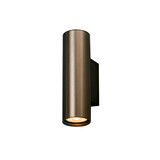 Lucide DUPLA - Wandspot / Wandlamp - 2xGU10 (MR11) - Koffie