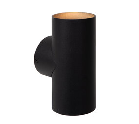 Lucide BONDI - Wandspot / Wandlamp - 2xGU10 (MR16) - Zwart