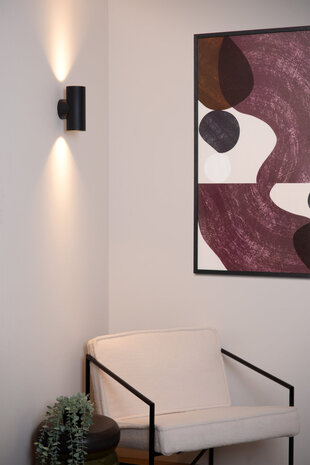 Lucide BONDI - Wandspot / Wandlamp - 2xGU10 (MR16) - Zwart Lucide BONDI - Wandspot / Wandlamp - 2xGU10 (MR16) - Zwart