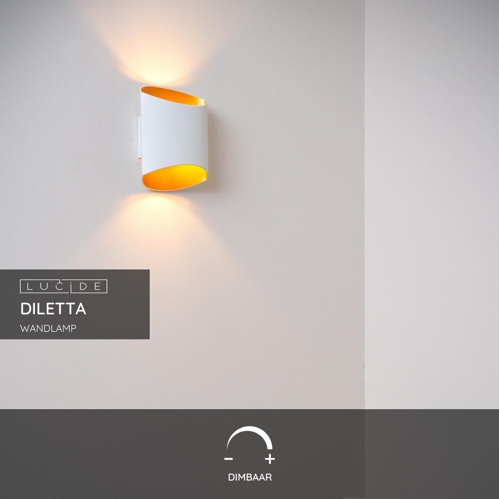 Lucide DILETTA - Wandlamp - 1xG9 - Wit