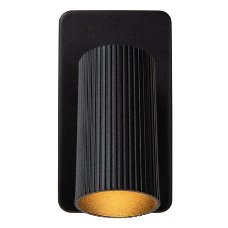 Lucide CLUBS - Bedlamp / Wandlamp - 1xGU10 (MR16) - Zwart