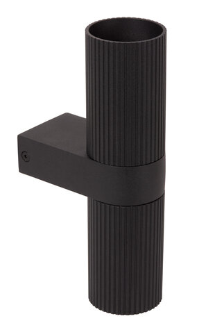 Lucide CLUBS - Wandspot / Wandlamp - 2xGU10 - Zwart Lucide CLUBS - Wandspot / Wandlamp - 2xGU10 - Zwart