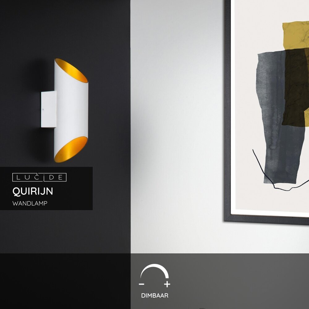 Lucide QUIRIJN - Wandlamp - Ø 10 cm - 1xG9 - Wit Lucide QUIRIJN - Wandlamp - Ø 10 cm - 1xG9 - Wit
