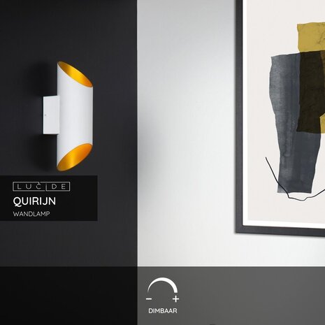 Lucide QUIRIJN - Wandlamp - Ø 10 cm - 1xG9 - Wit Lucide QUIRIJN - Wandlamp - Ø 10 cm - 1xG9 - Wit