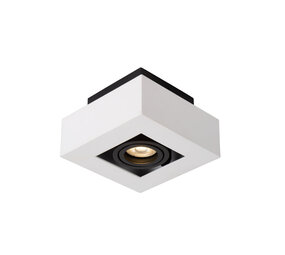 Lucide XIRAX - Plafondspot - LED Dim to warm - GU10 - 1x5W 2200K/3000K - Wit