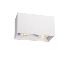 Lucide BODI - Plafondspot - 2xGU10 - Wit Lucide BODI - Plafondspot - 2xGU10 - Wit