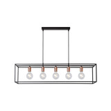 Lucide ARTHUR - Hanglamp - 5xE27 - Zwart Lucide ARTHUR - Hanglamp - 5xE27 - Zwart