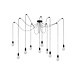Lucide FIX - Hanglamp - 10xE27 - Geschikt voor vide en hoge plafonds - Zwart Lucide FIX - Hanglamp - 10xE27 - Geschikt voor vide en hoge plafonds - Zwart