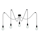 Lucide FIX - Hanglamp - 5xE27 - Zwart Lucide FIX - Hanglamp - 5xE27 - Zwart