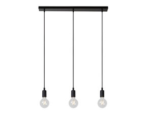 Lucide FIX - Hanglamp - 3xE27 - Zwart
