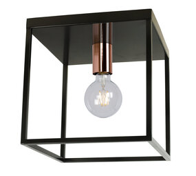 Lucide ARTHUR - Plafonnière - 1xE27 - Zwart Lucide ARTHUR - Plafonnière - 1xE27 - Zwart