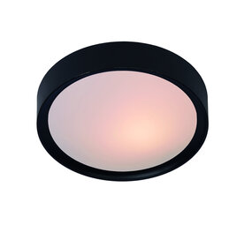Lucide LEX - Plafonnière - Ø 33 cm - 2xE27 - Zwart Lucide LEX - Plafonnière - Ø 33 cm - 2xE27 - Zwart