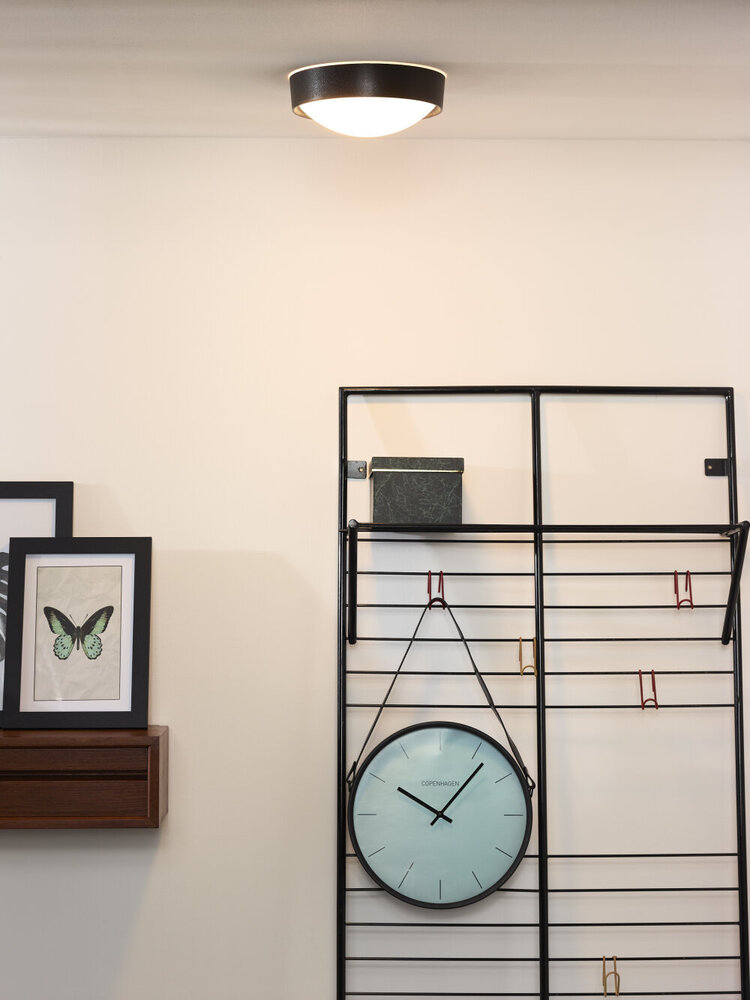 Lucide LEX - Plafonnière - Ø 25 cm - 1xE27 - Zwart Lucide LEX - Plafonnière - Ø 25 cm - 1xE27 - Zwart