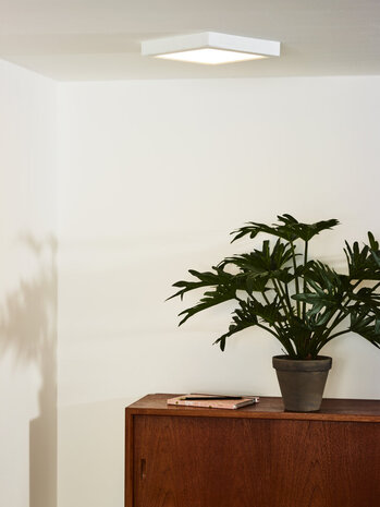 Lucide TENDO-LED - Plafonnière - LED - 1x18W 3000K - Wit Lucide TENDO-LED - Plafonnière - LED - 1x18W 3000K - Wit