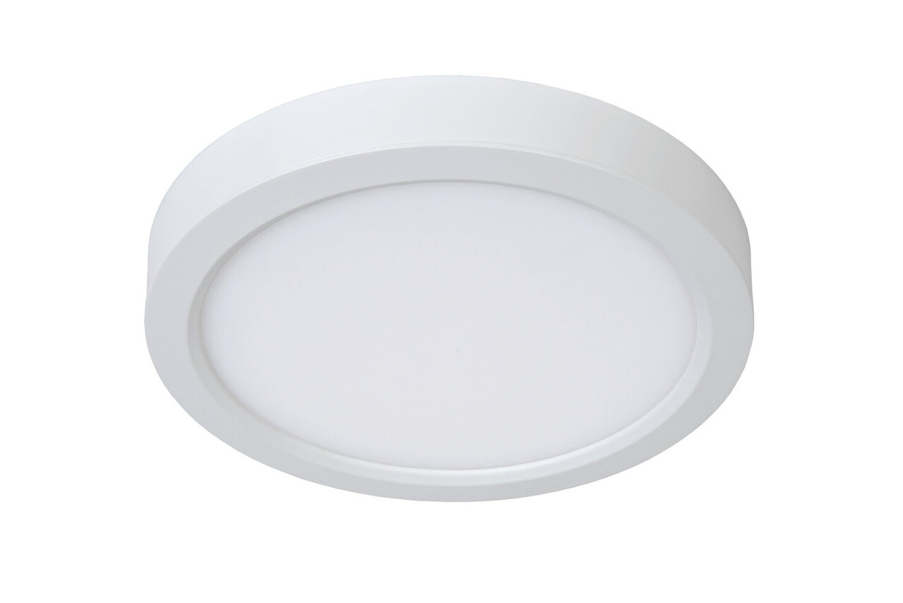 Lucide TENDO-LED - Plafonnière - Ø 22 cm - LED - 1x18W 3000K - Wit Lucide TENDO-LED - Plafonnière - Ø 22 cm - LED - 1x18W 3000K - Wit