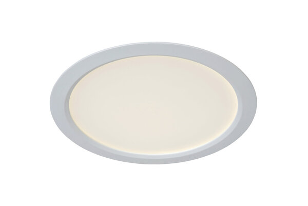 Lucide TENDO-LED - Plafonnière - Ø 22 cm - LED - 1x18W 3000K - Wit Lucide TENDO-LED - Plafonnière - Ø 22 cm - LED - 1x18W 3000K - Wit