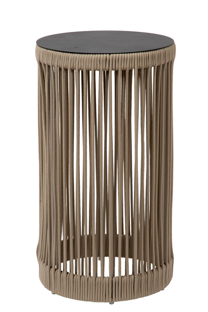 Lucide PINGI - Oplaadbare Vloerlamp Binnen/Buiten - Accu/Batterij - Ø 33,5 cm - LED 3 StepDim - 1x3W 3000K - IP44 - Taupe Lucide PINGI - Oplaadbare Vloerlamp Binnen/Buiten - Accu/Batterij - Ø 33,5 cm - LED 3 StepDim - 1x3W 3000K - IP44 - Taupe